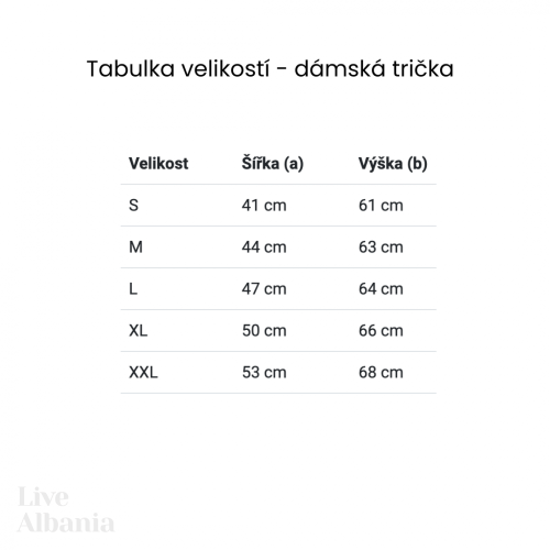 Rudé tričko LiveAlbania - Velikost: M, Gender: pánské