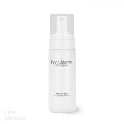 Bees & Trees Organic BHA cleansing foam | LiveAlbania