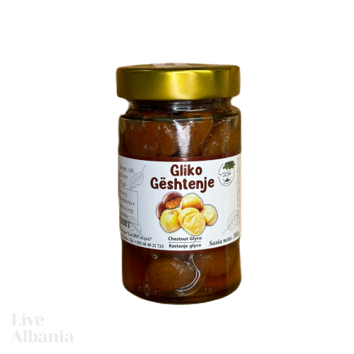 Celé kaštany v sirupu (300g) - Hmotnost: 300g