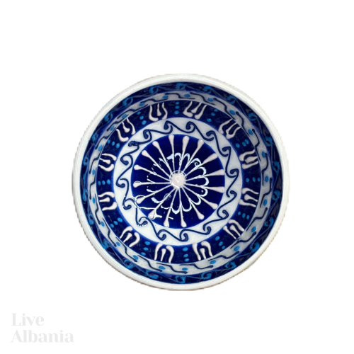 Keramická miska z Gjirokastër - hand made  (7cm) - Vzor: v05