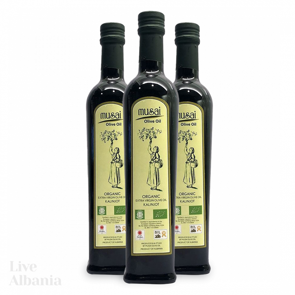 Musai Organic Extra Virgin Olive Oil Package Of 3 X 0 5 Litres