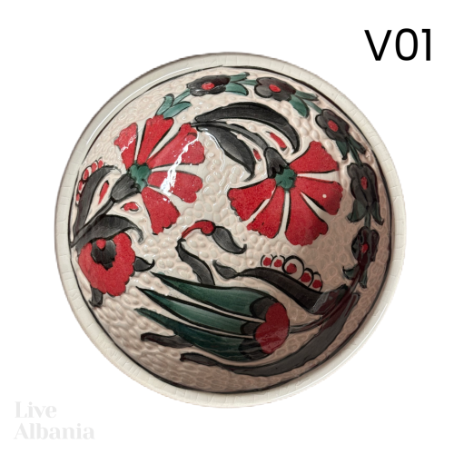 Keramická miska z Gjirokastër - hand made  (12 cm)